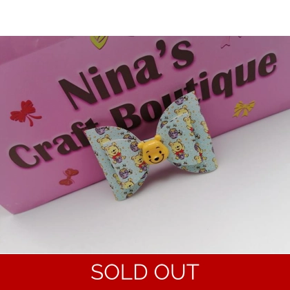 Disney Winnie The Pooh Single Hair Bow